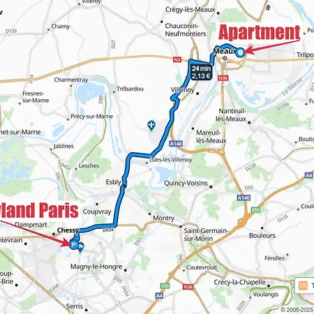 Appartamento Family & Business - 20 Min Disneyland Paris *
